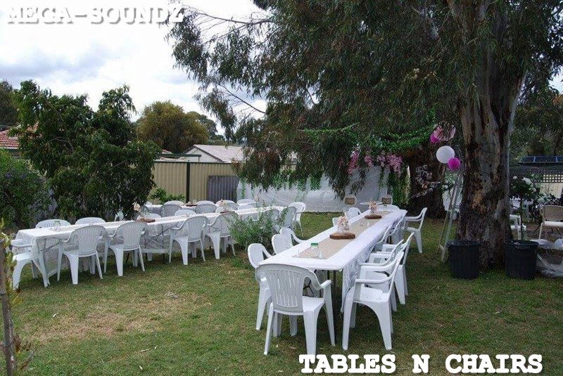 Plastic Chairs And Tables For Hire