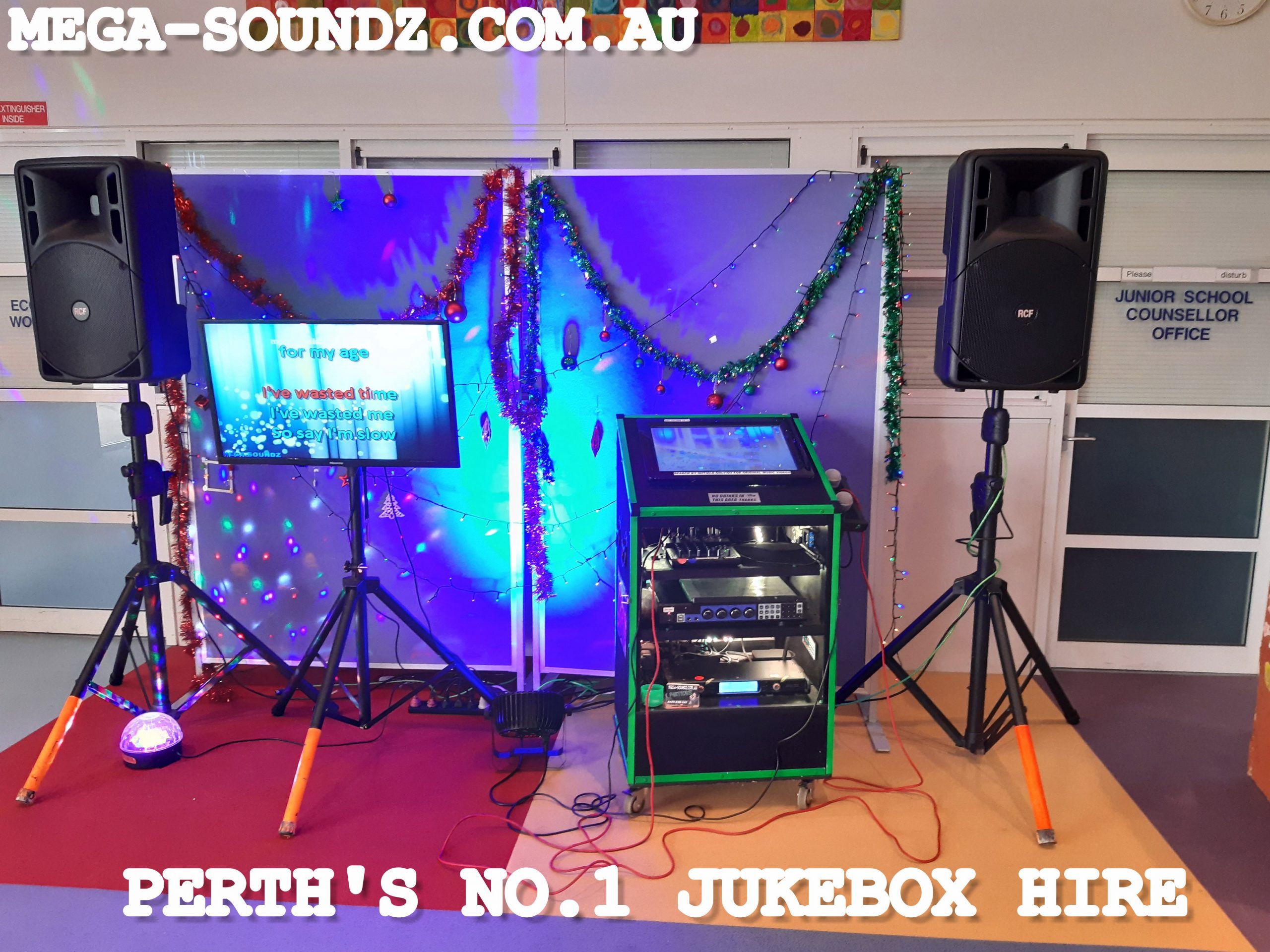 Pictures Of Our Karaoke Jukebox Hire Setups Around Perth Karaoke